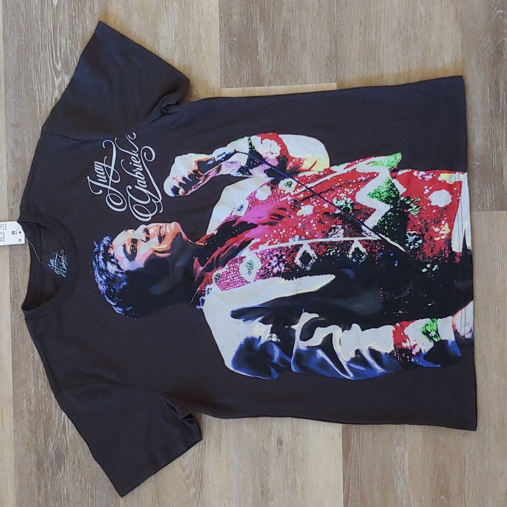NWT Juan Gabriel Graphic T-Shirt Black Size S